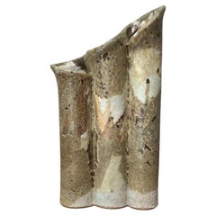 Vintage German Studio Pottery Vase by Renate and Hans Heckmann, 1987