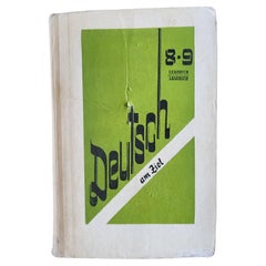 Vintage German Study Book for 8-9th Grades in Russian, circa 1993 1J22