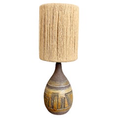 1960s Vintage German Table Lamp by Krösselbach in Fat Lava Style
