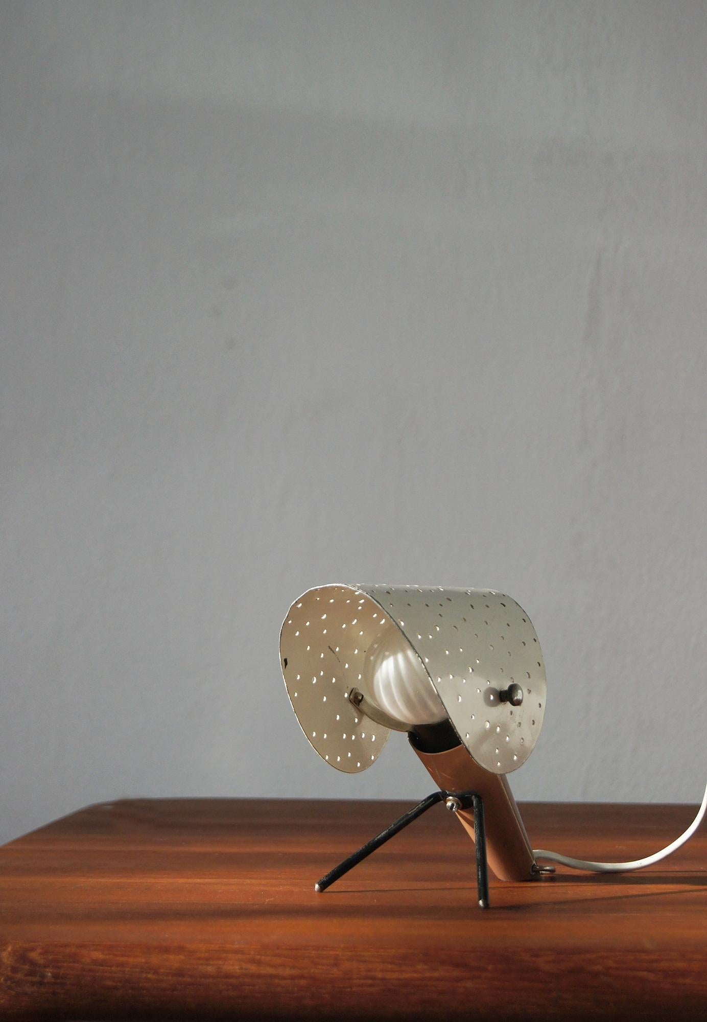 Lampade da tavolo tedesche d'epoca attribuite a Ernest Igl per Hillebrand anni '50 in vendita 2