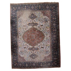 Vintage German Tabriz Style Rug, 1950s, 1c1043