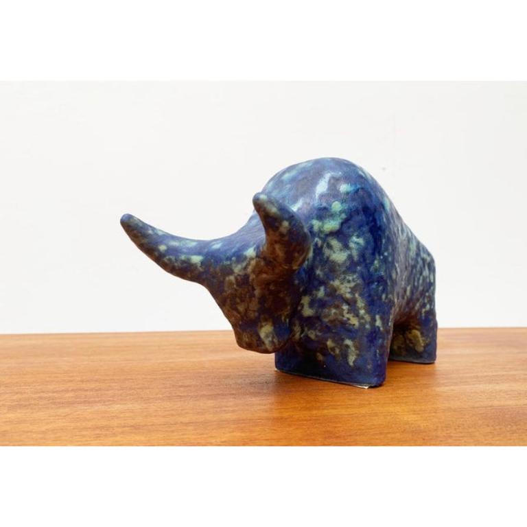 Scultura tedesca d'epoca in ceramica Taurus di Otto Keramik, anni '70 in vendita 1