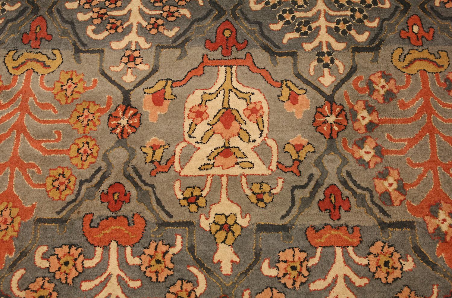 20th Century Vintage German Tetex Special Design Carpet, Ca. 1940 For Sale