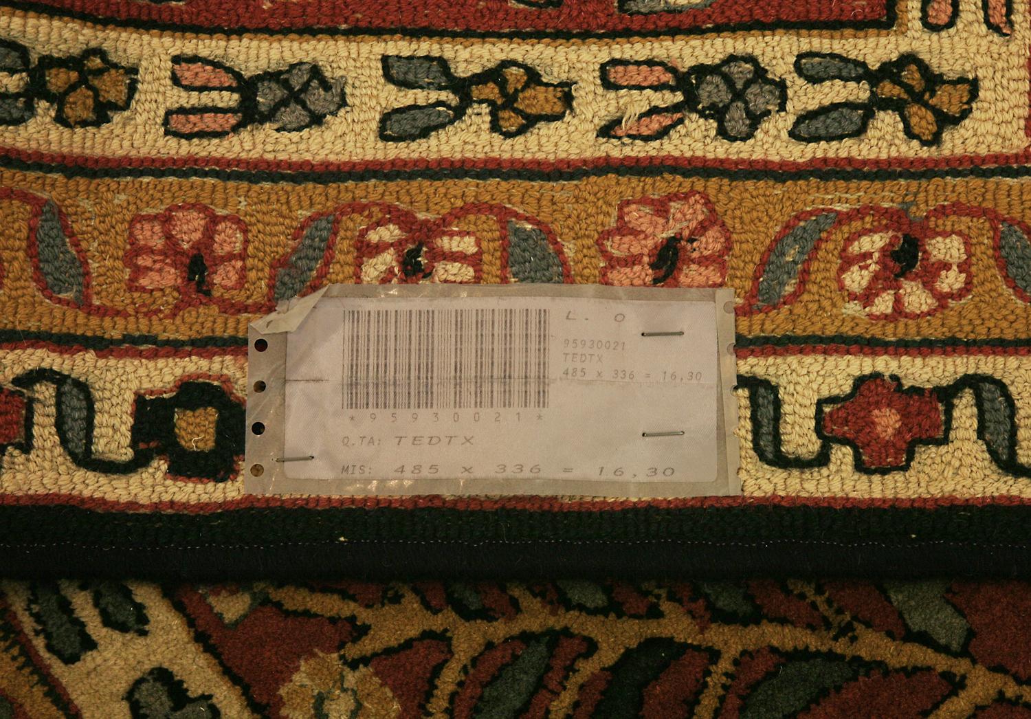 Wool Vintage German Tetex Special Design Carpet, Ca. 1940 For Sale