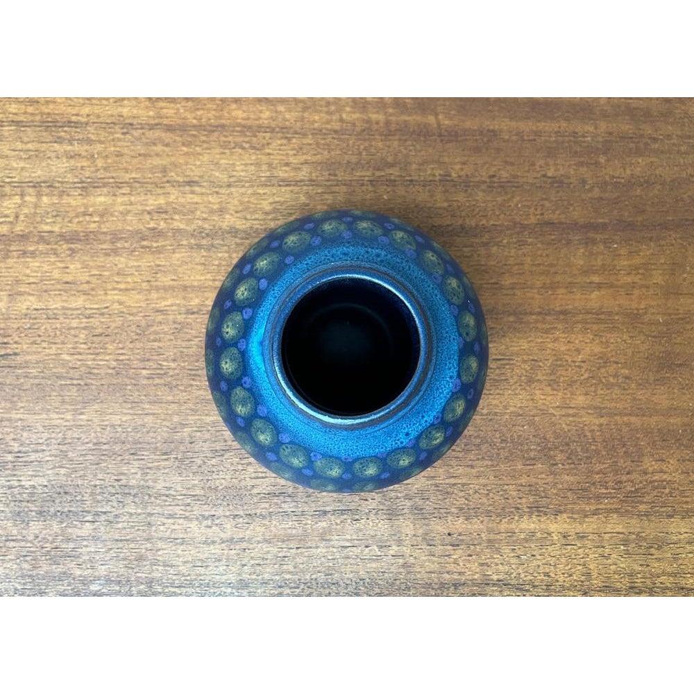 Allemand Vase en céramique allemande de la série Viola de KMK, 1970 en vente