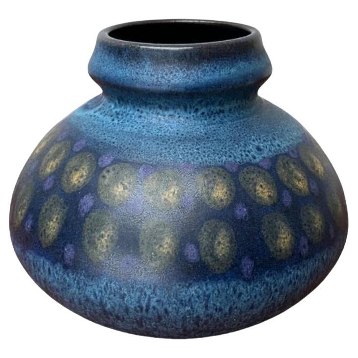 Deutsche Vintage-Keramikvase aus der Viola-Serie aus der KMK, 1970er Jahre