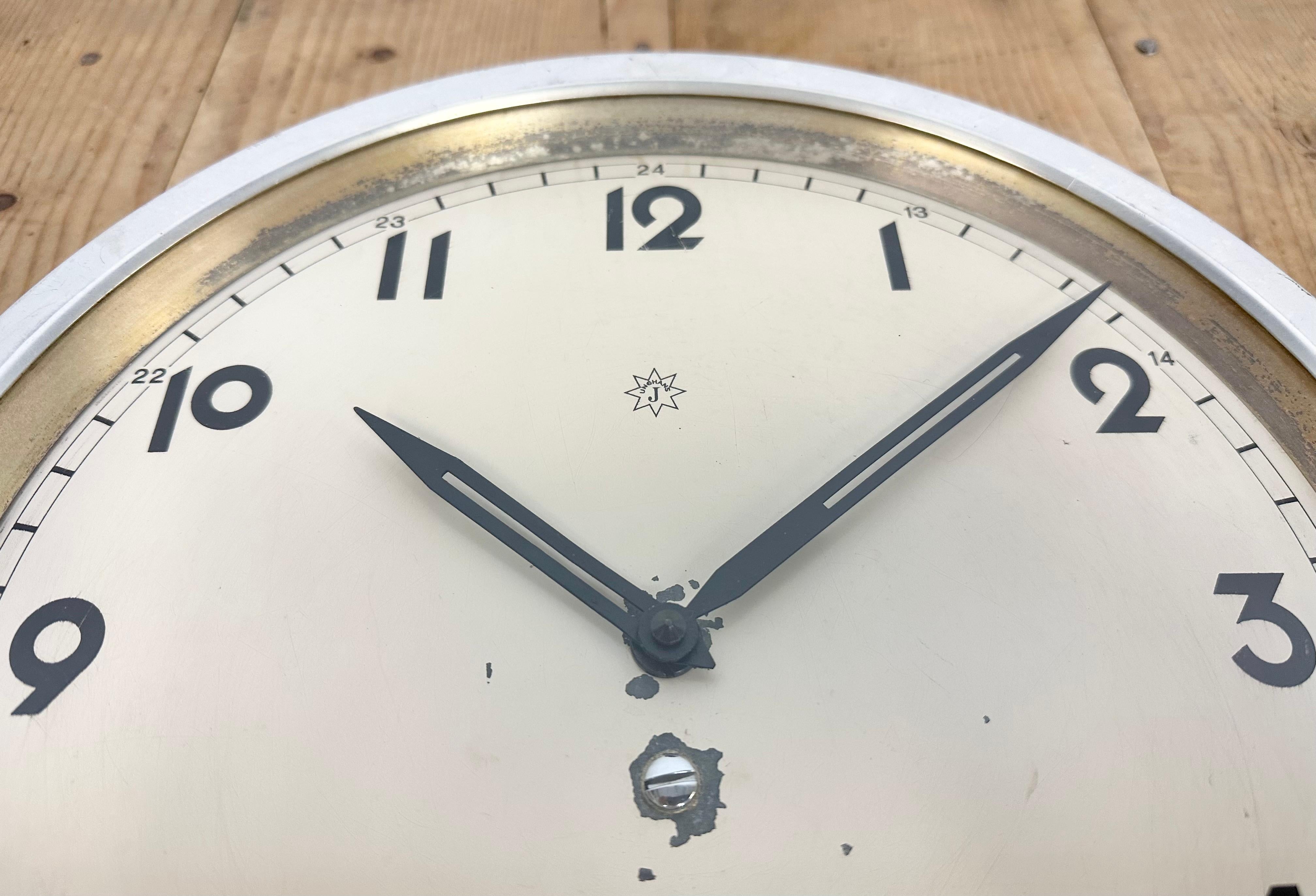 Deutsche Vintage-Wanduhr von Junghans, 1950er-Jahre 1