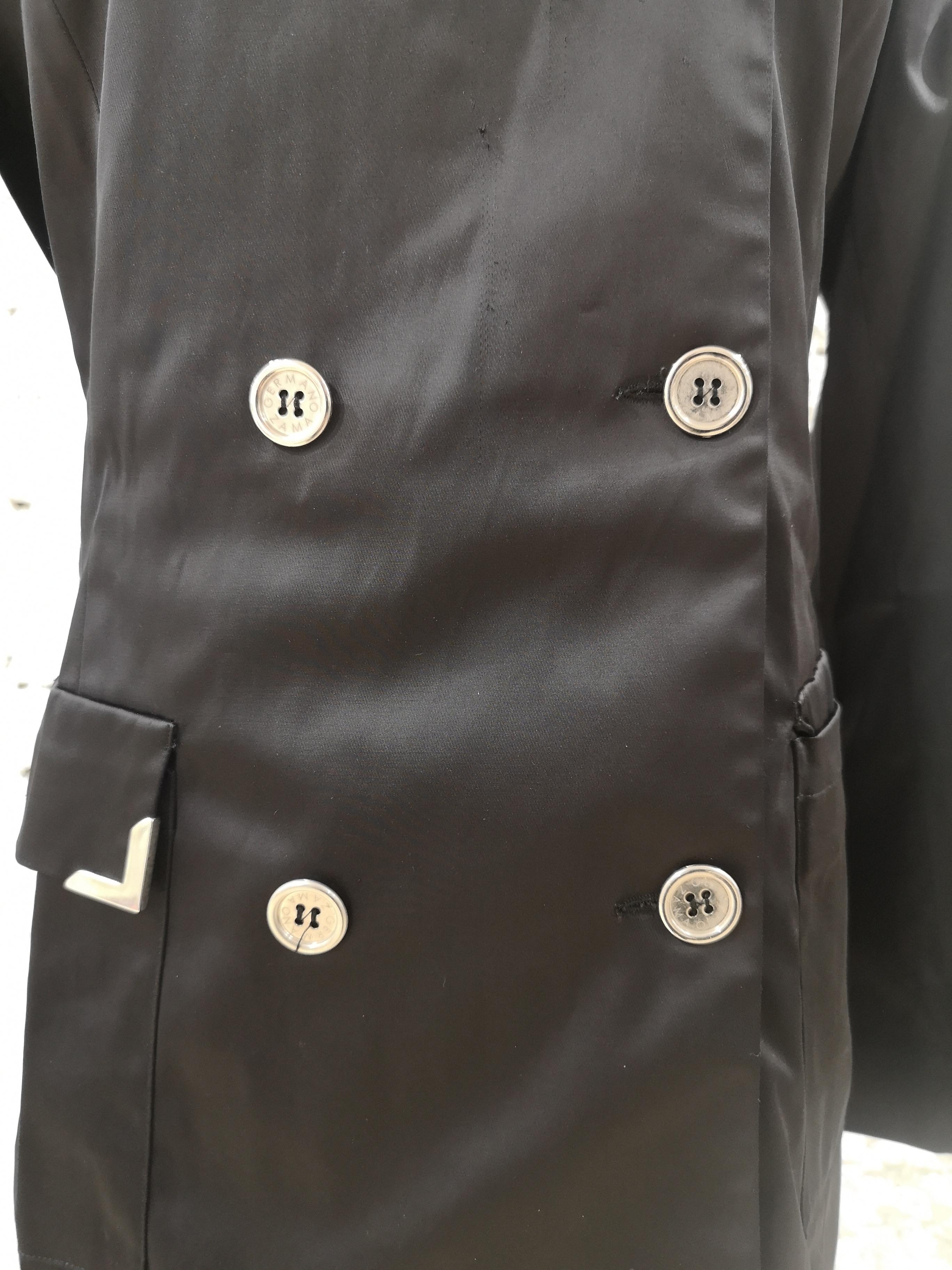 Abrigo vintage Germano Zama Negro en Bueno Estado en Capri, IT