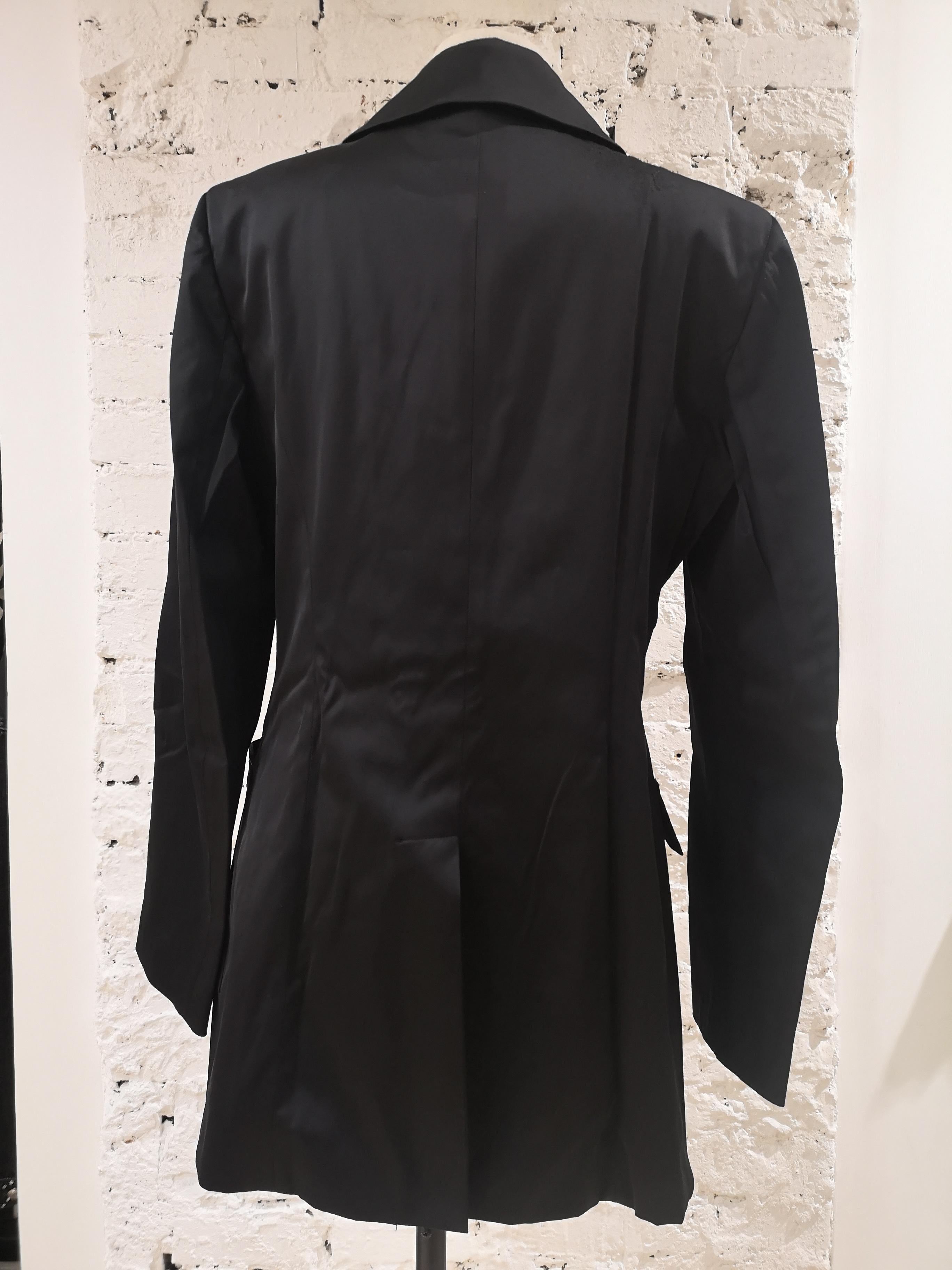 De las mujeres Abrigo vintage Germano Zama Negro