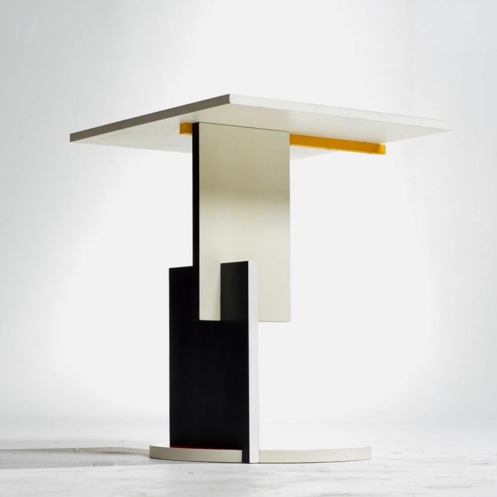 Wood Vintage Gerrit Rietveld Schroder End Table