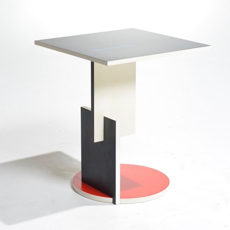 Late 20th Century Vintage Gerrit Rietveld Schroder End Table