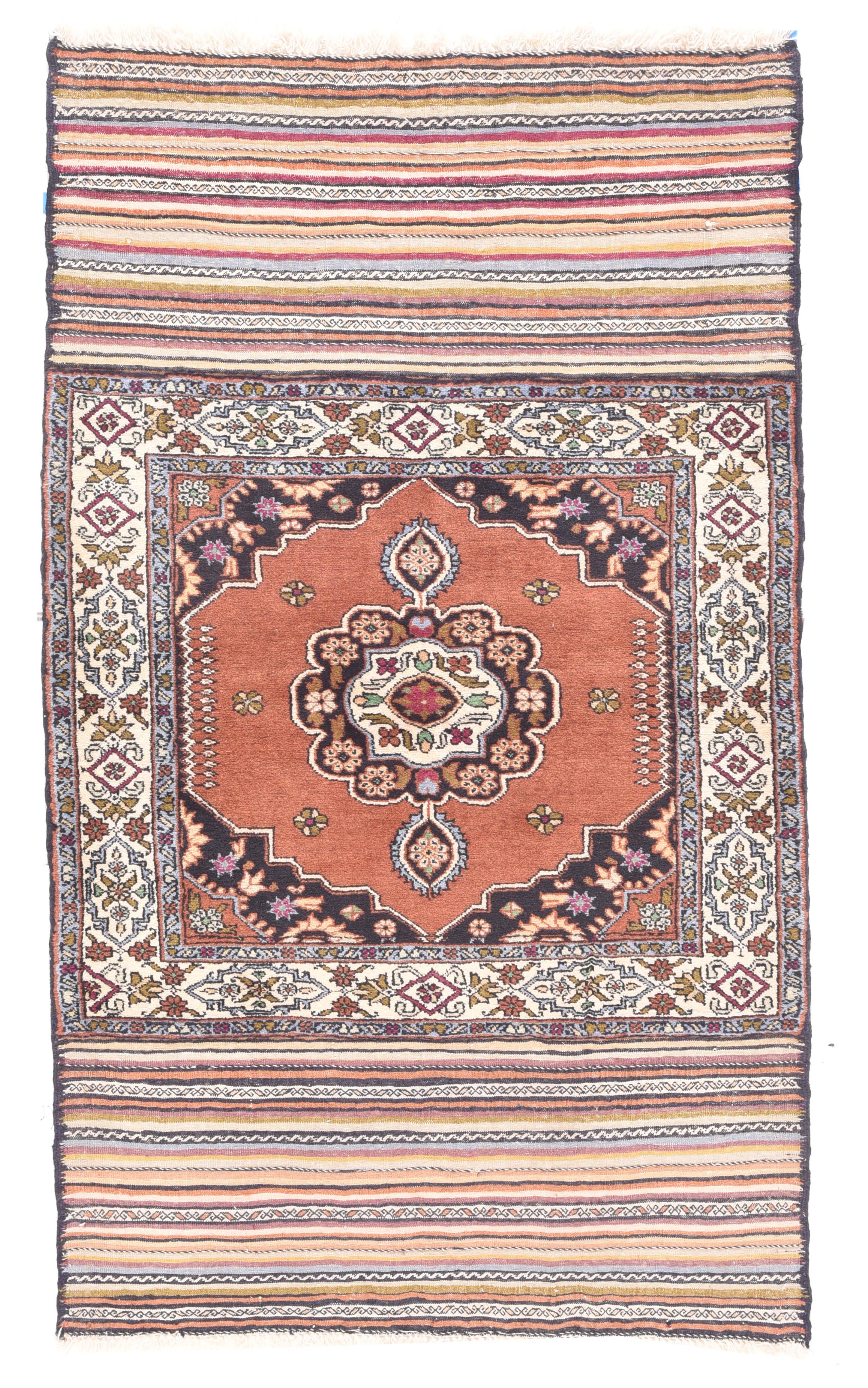 Vintage Ghoochan Rug 2'11'' x 5'0" For Sale