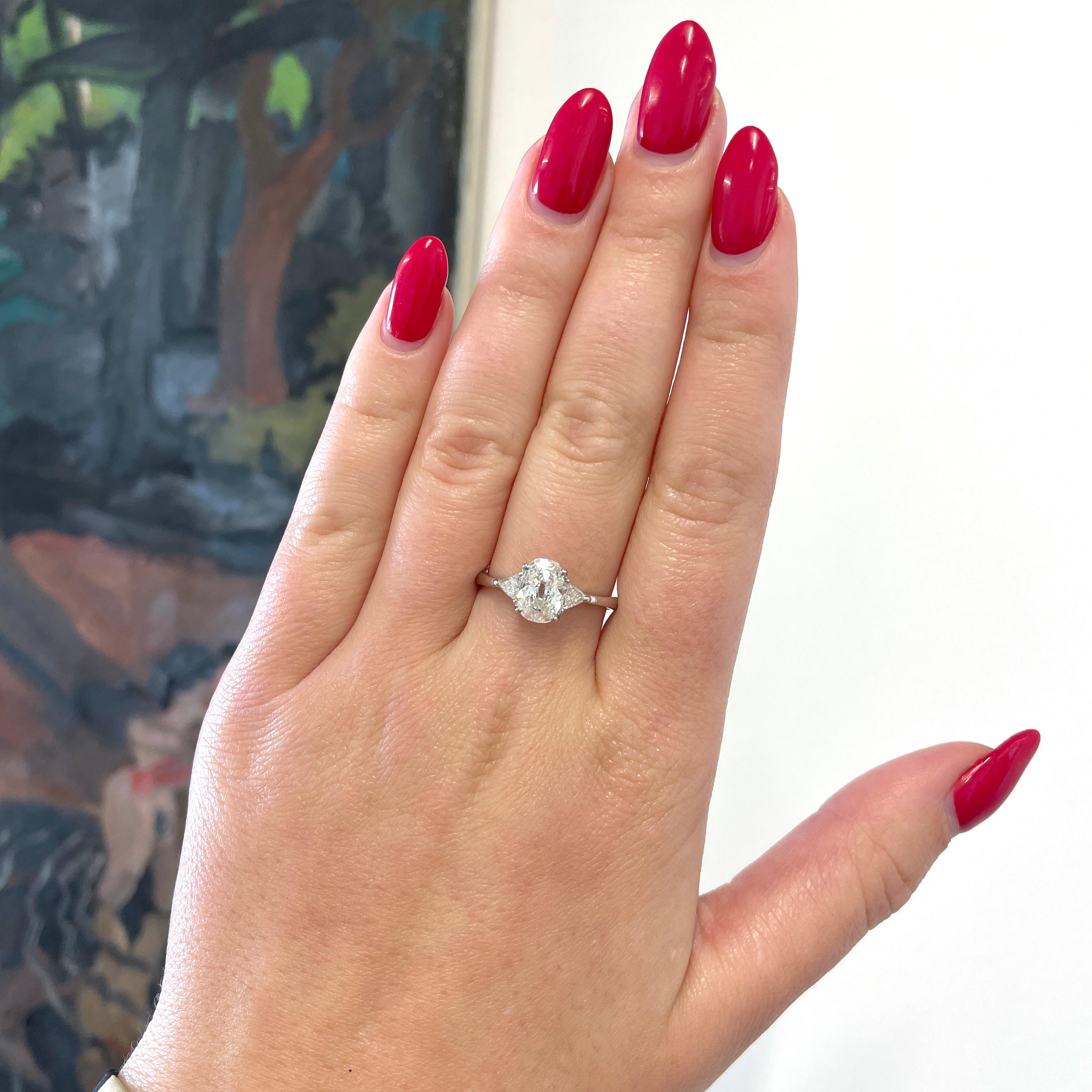 Are you looking for the perfect engagement ring? Consider this Vintage GIA 1.51 carat Antique Cushion Cut Platinum Engagement Ring. Gorgeous, timeless and classic, this engagement ring is truly a dream! 

The center diamond is GIA certified antique