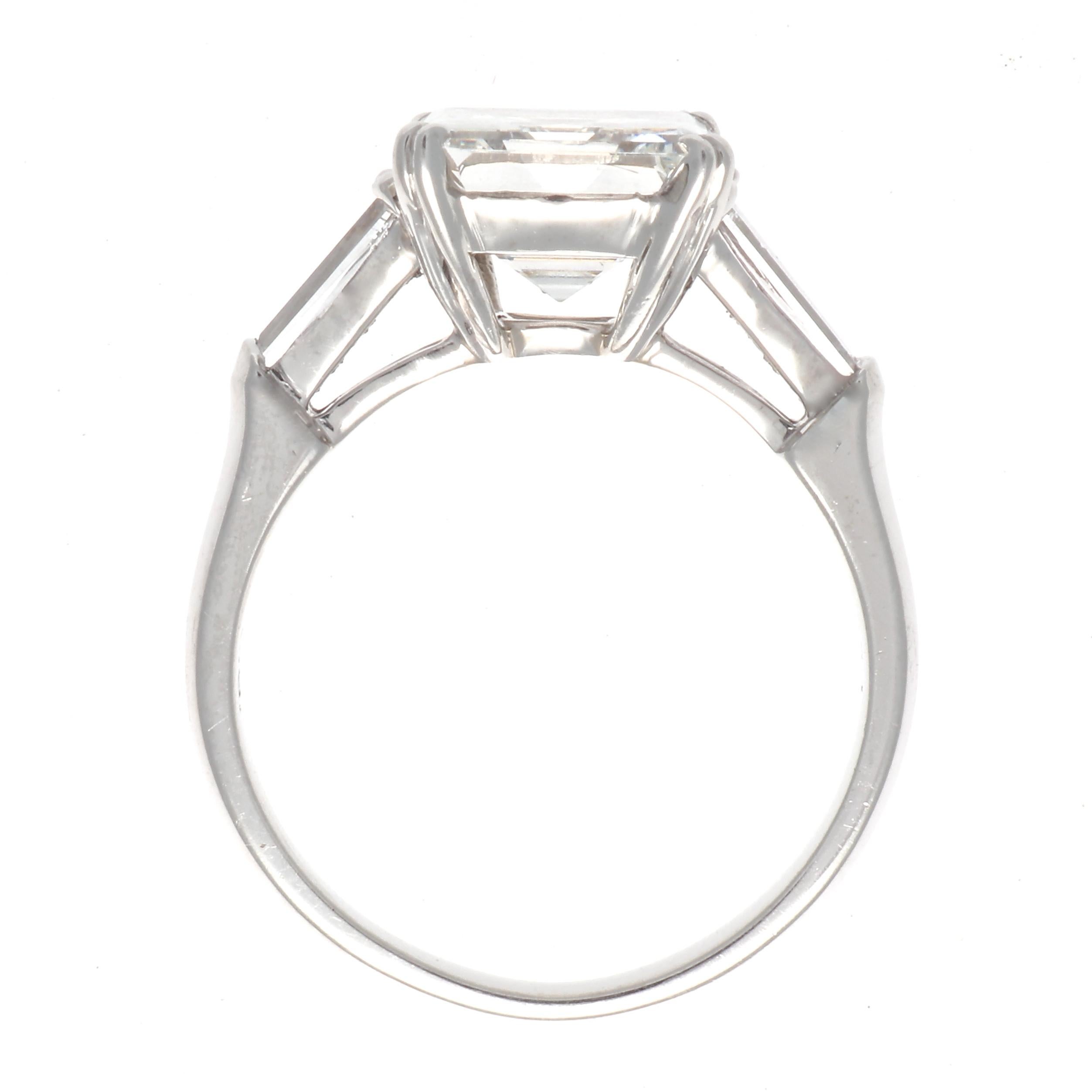 Contemporary Vintage GIA 2.38 Carat Diamond Platinum Engagement Ring