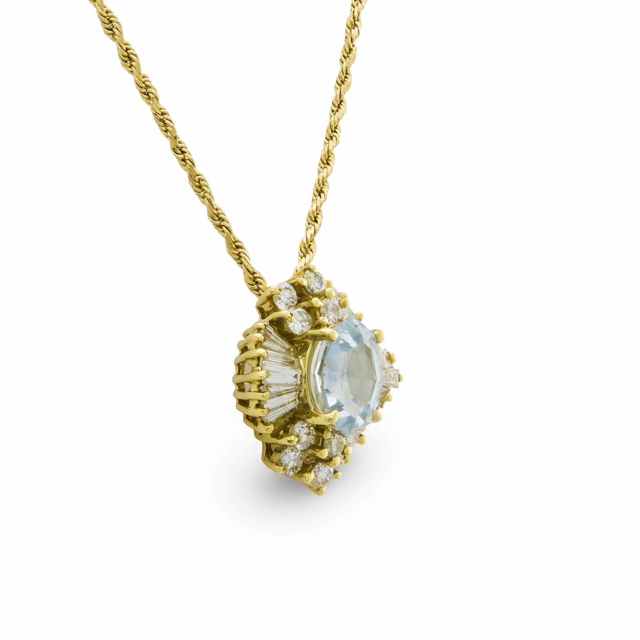 Contemporain Vintage GIA 3.30 carat Ceylon saphir diamant 18k or jaune en vente