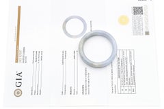 Vintage GIA Type A Jade Bangle Bracelet