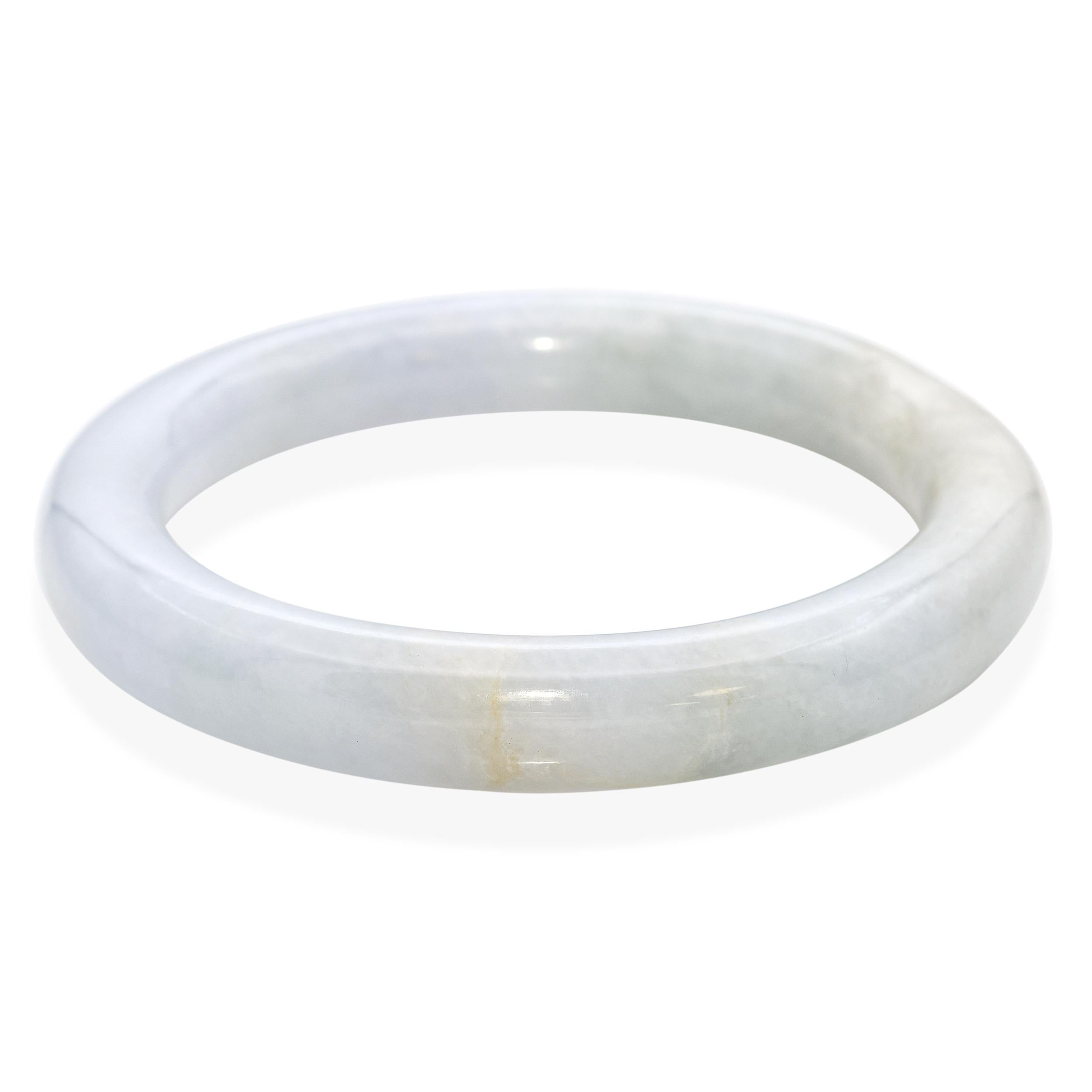 Bracciale di giada vintage GIA di tipo A in vendita 1