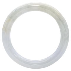 Vintage GIA Type A Jade Bangle Bracelet