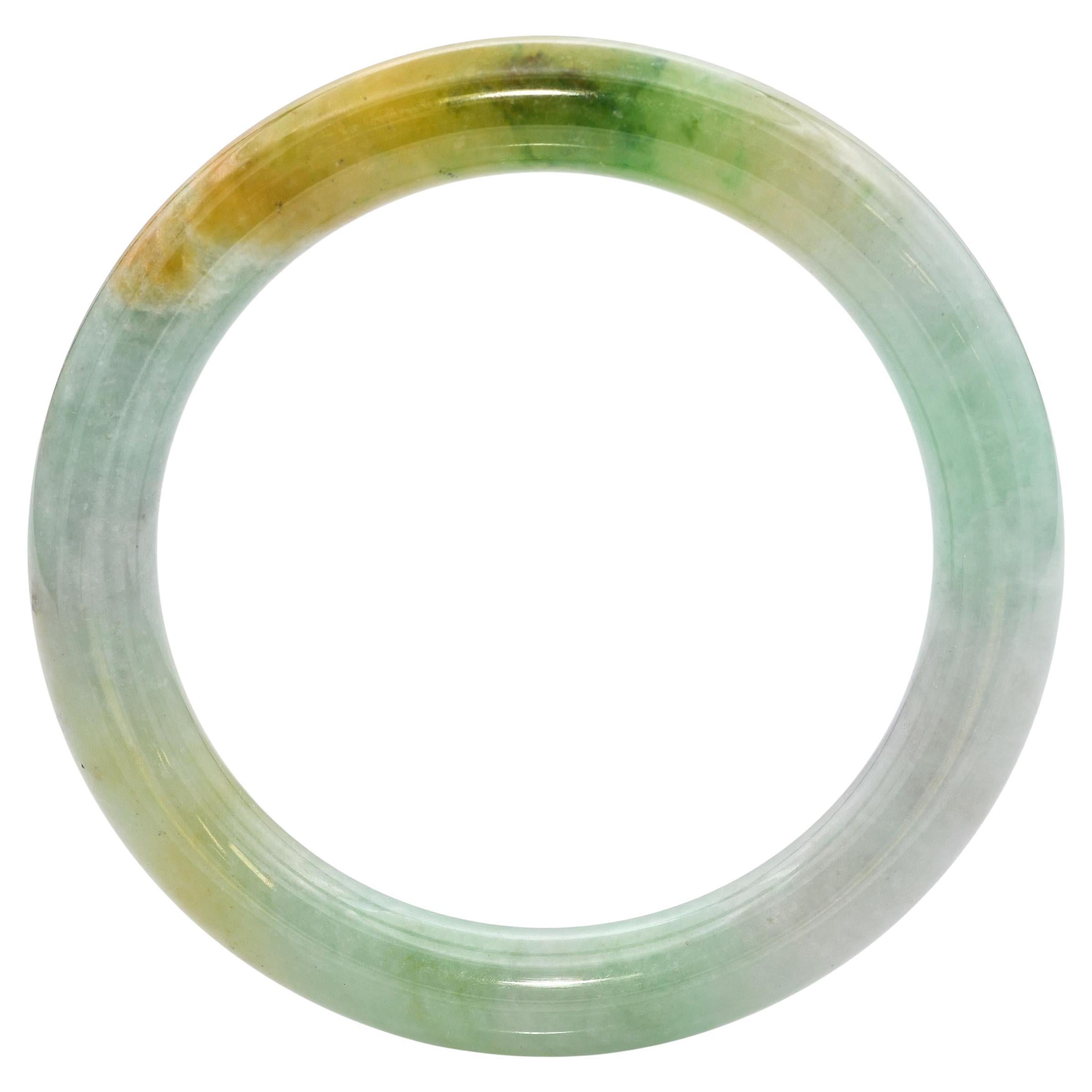 Vintage GIA Typ A Jade Armreif Armband