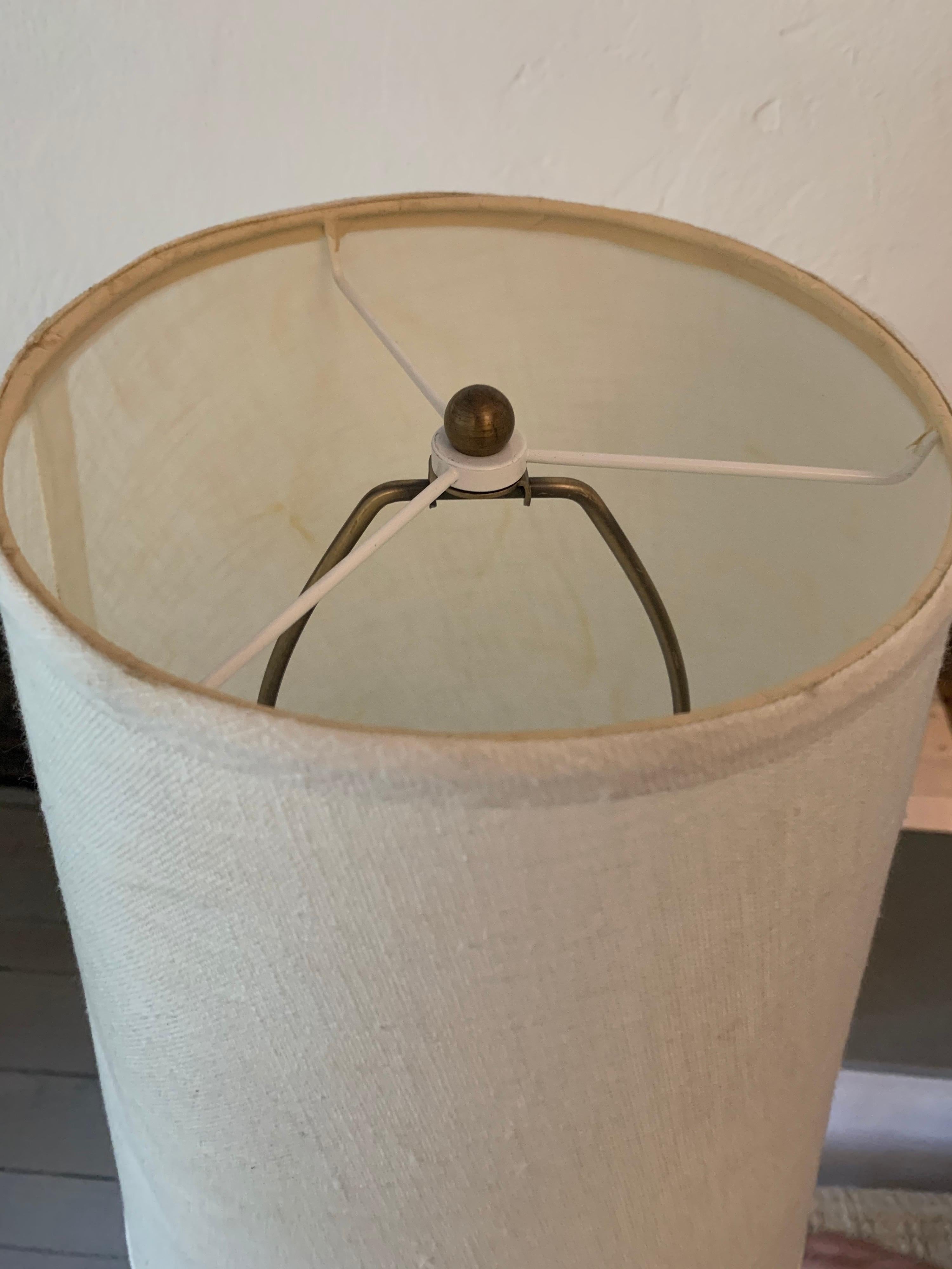 Vintage Giacometti Inspired Plaster Table Lamp 4