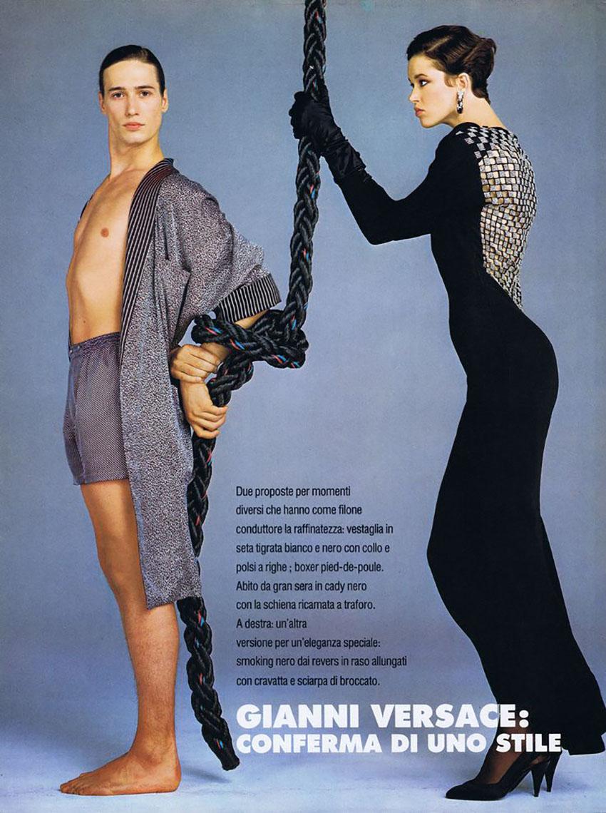 VINTAGE GIANNI VERSACE Dress from Personal Miami Mention Collection 
Museum piece

Breathtaking Iconic GIANNI VERSACE Fall 1986 maxi Beaded dress
A Gianni Versace black silk evening dress with beaded cut-work back, Autumn-Winter, 1986-87, silver on