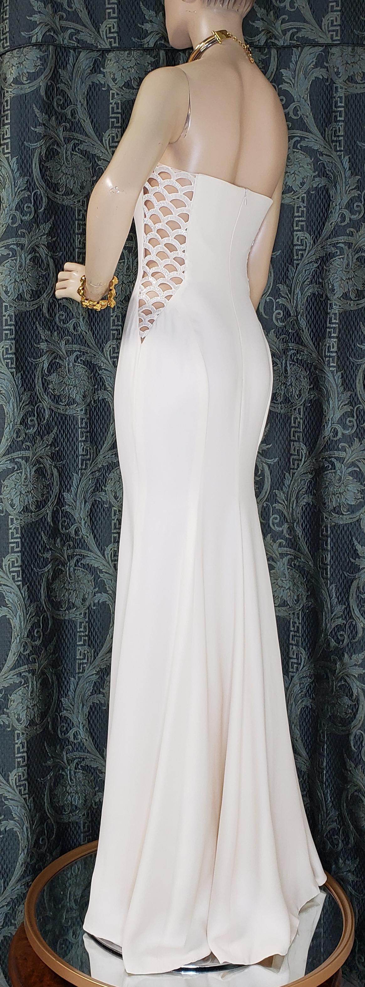 vintage versace white dress
