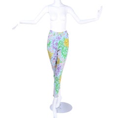 Vintage Gianni Versace Jeans Couture Acanthus Pattern Medusa Head Pants