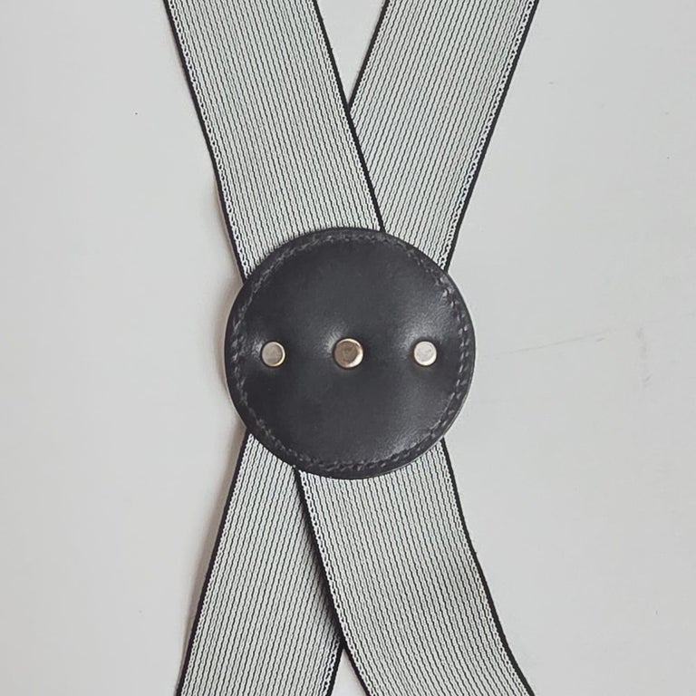 Vintage Gianni Versace Medusa Logo Suspender For Sale at 1stDibs