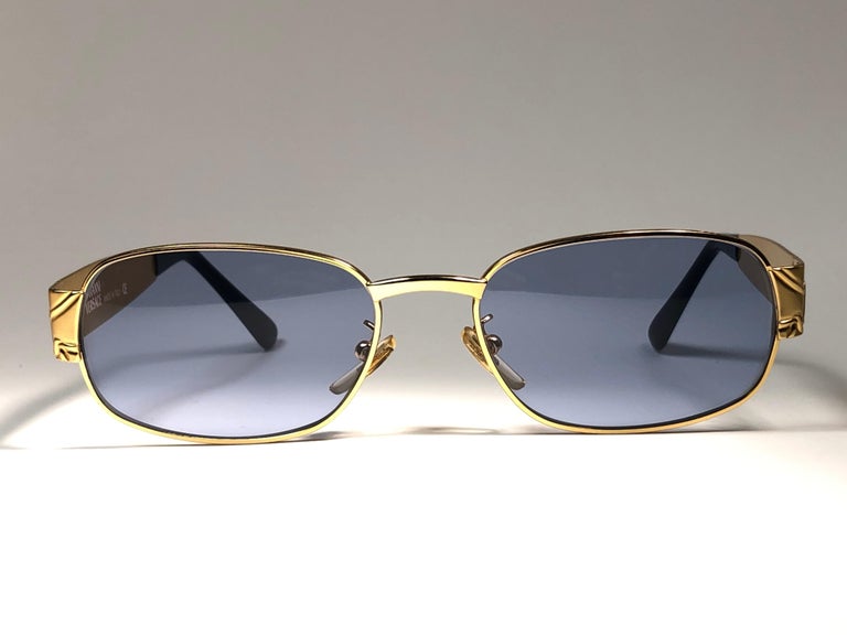 Vintage Gianni Versace Mod X 06 Oval Small Sunglasses 1990's Made in ...
