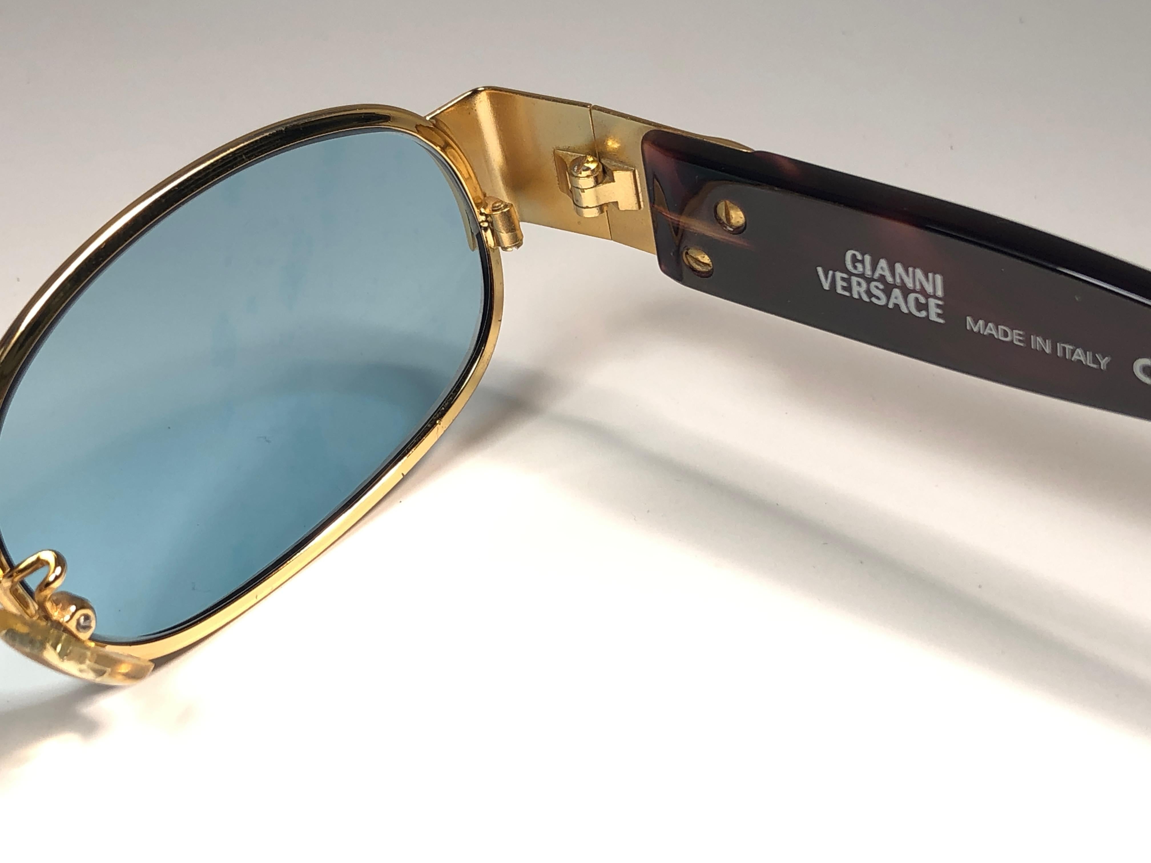 oval versace sunglasses