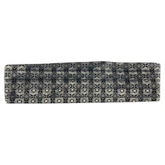 Vintage GIANNI VERSACE Navy Silver Baroque Silk Cummerbund