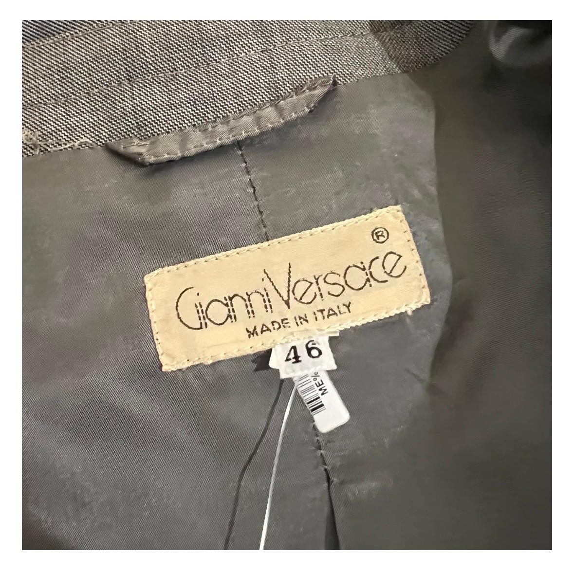 Women's or Men's Vintage Gianni Versace Oversized Jacket For Sale