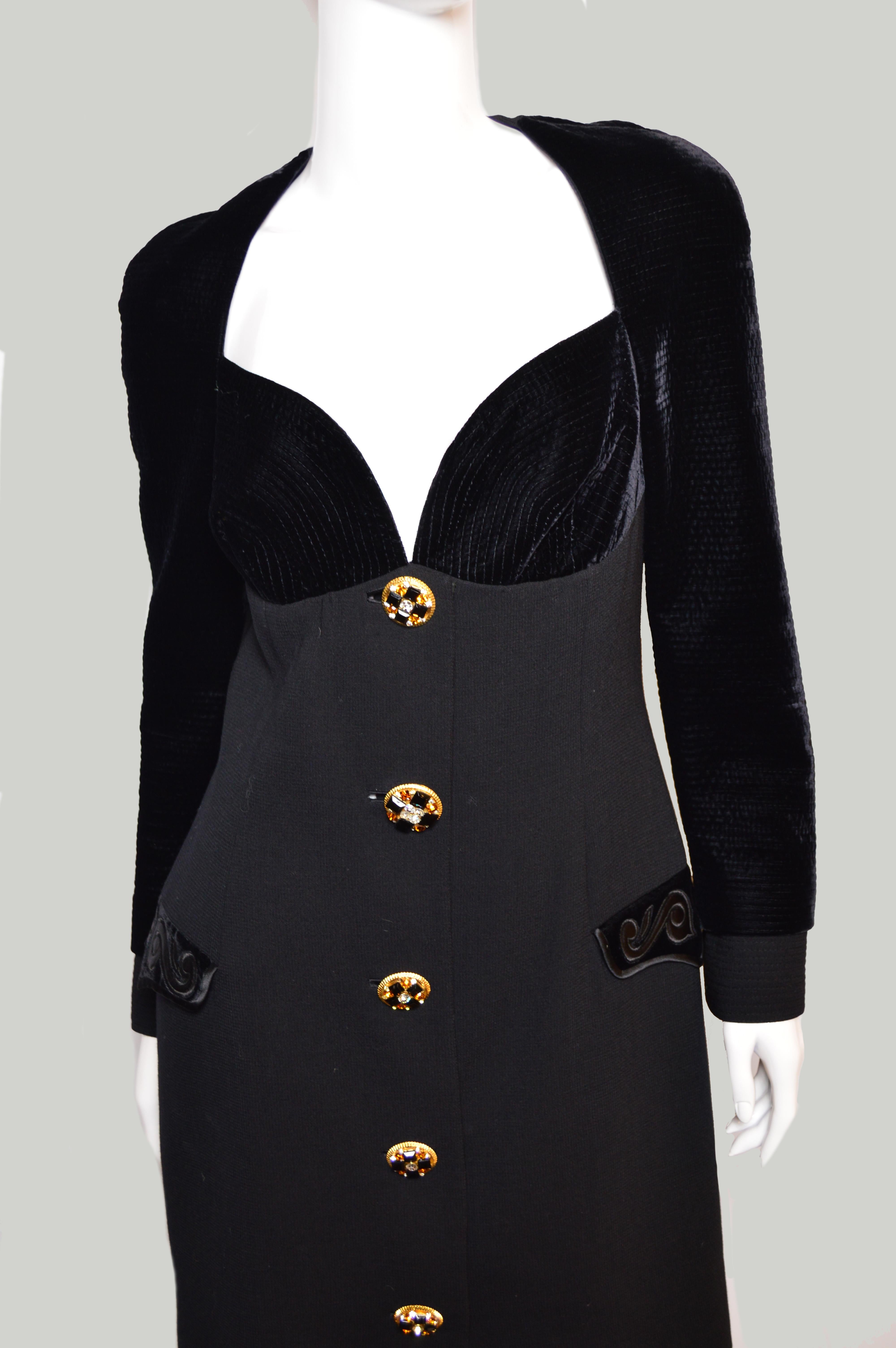 Vintage Gianni Versace Runway Documented Dress, 1991 In Excellent Condition In New York, NY