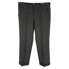 GIanni Versace Black Wool Pants For Sale at 1stDibs