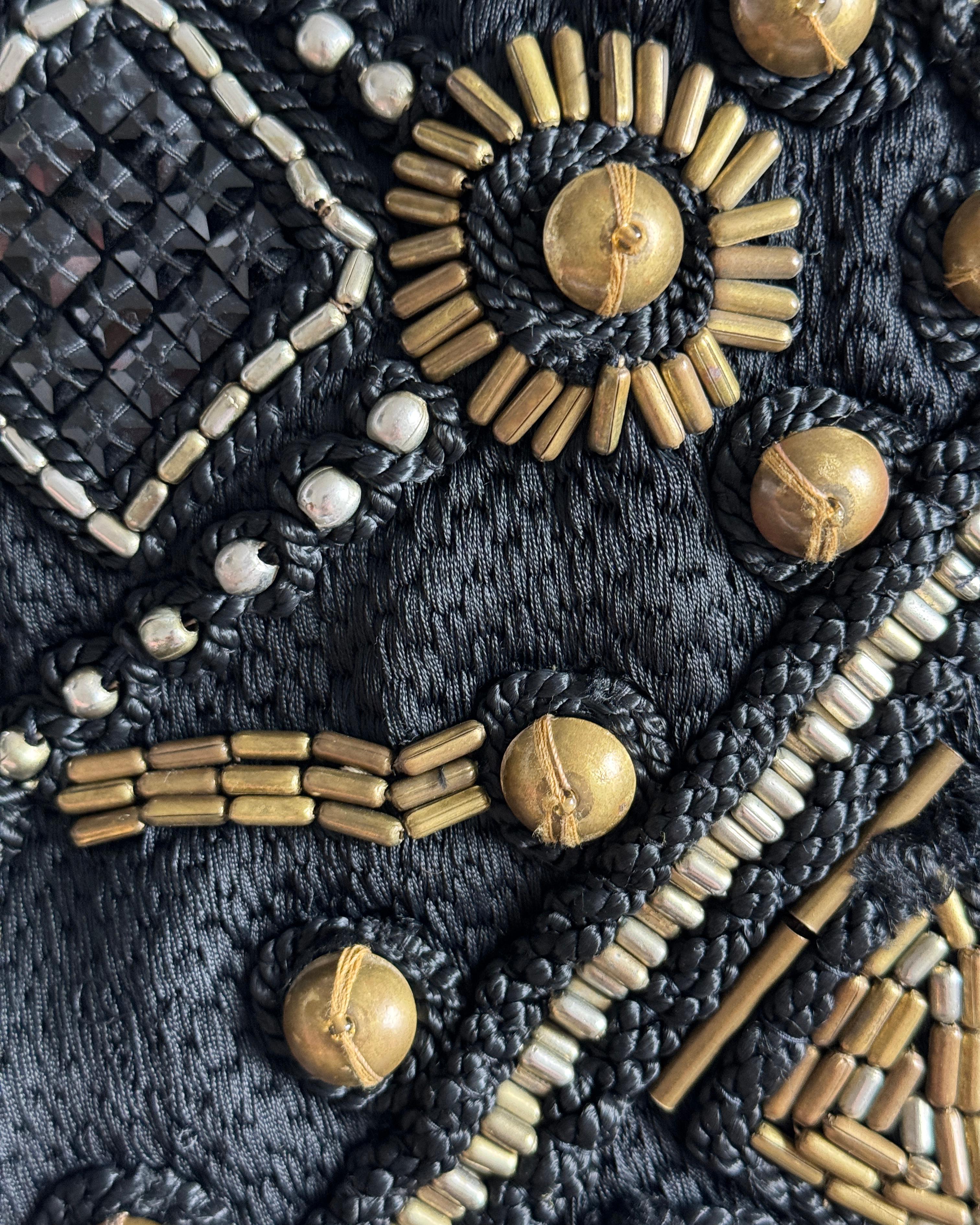 Vintage Gianni Versace Spring 1990 Embellished Top 5