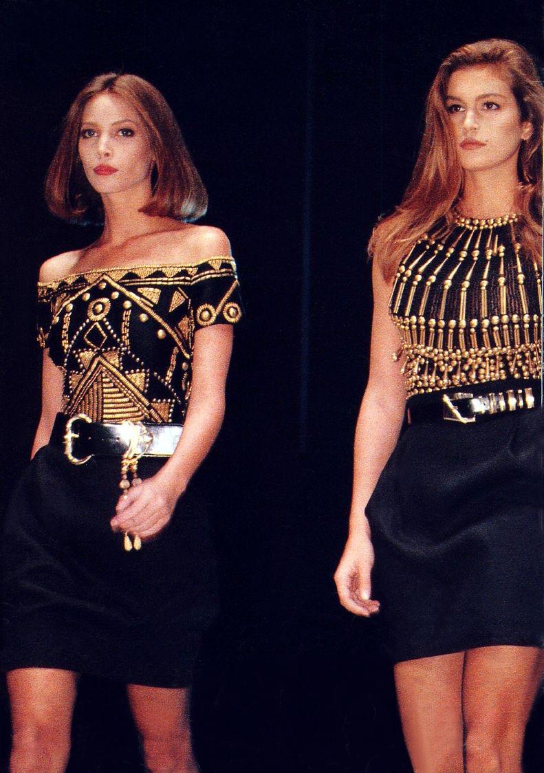 Vintage Gianni Versace Spring 1990 Embellished Top 6