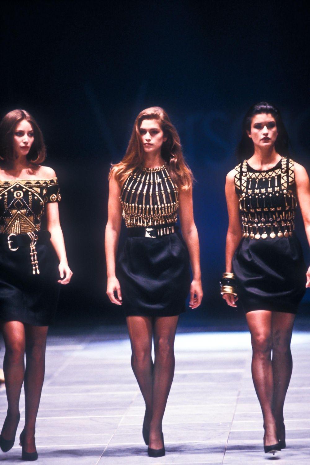 Vintage Gianni Versace Spring 1990 Embellished Top 7