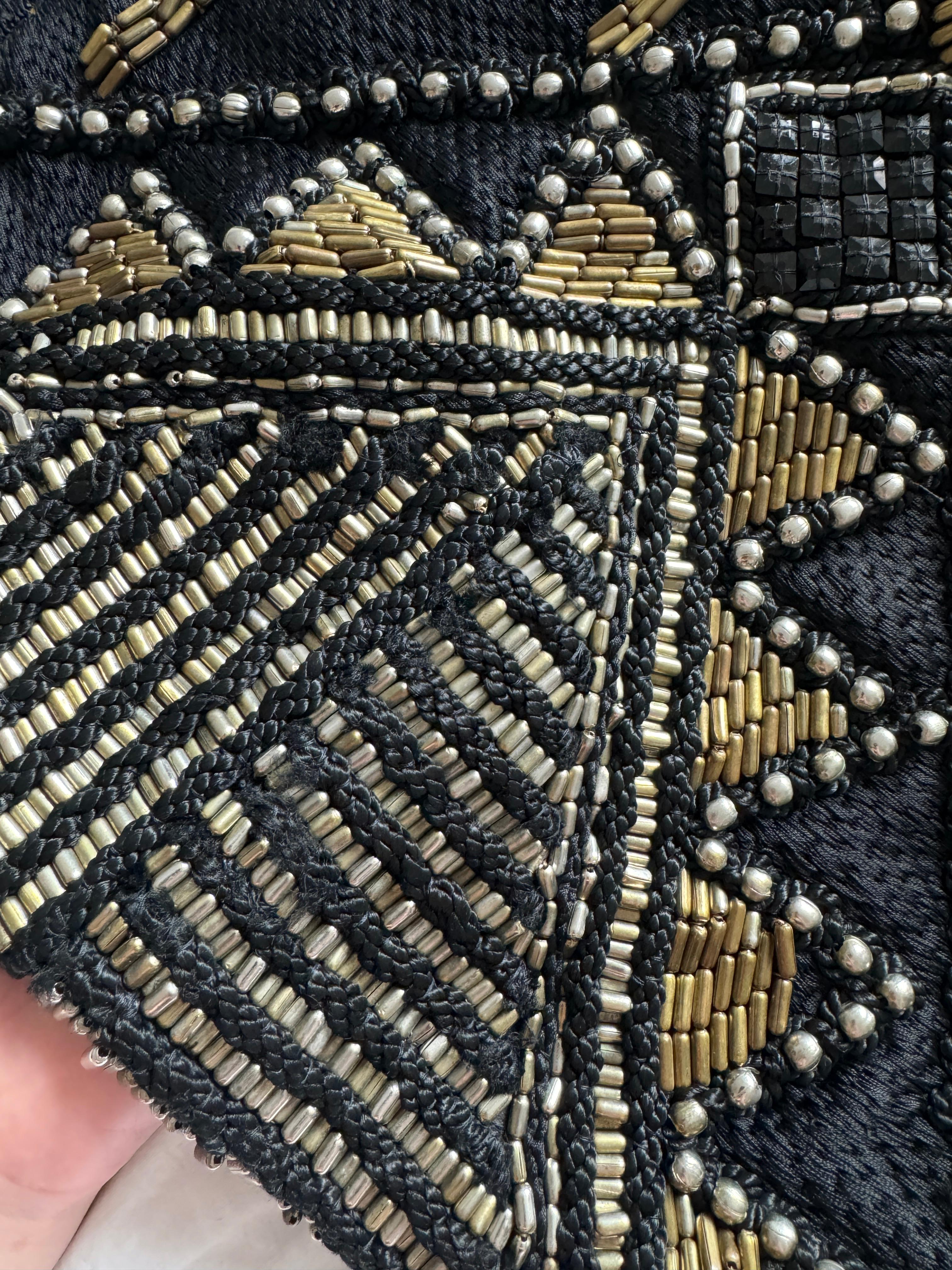 Vintage Gianni Versace Spring 1990 Embellished Top 2