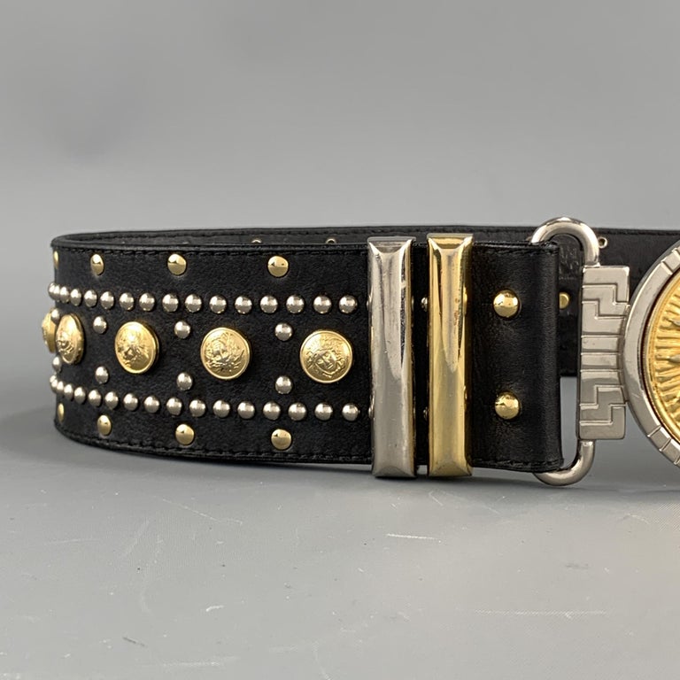 Versace vintage logo belt clearance