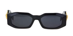 Lunettes de soleil vintage Gianni Versace Mod 414/A  Col 852 Or noir