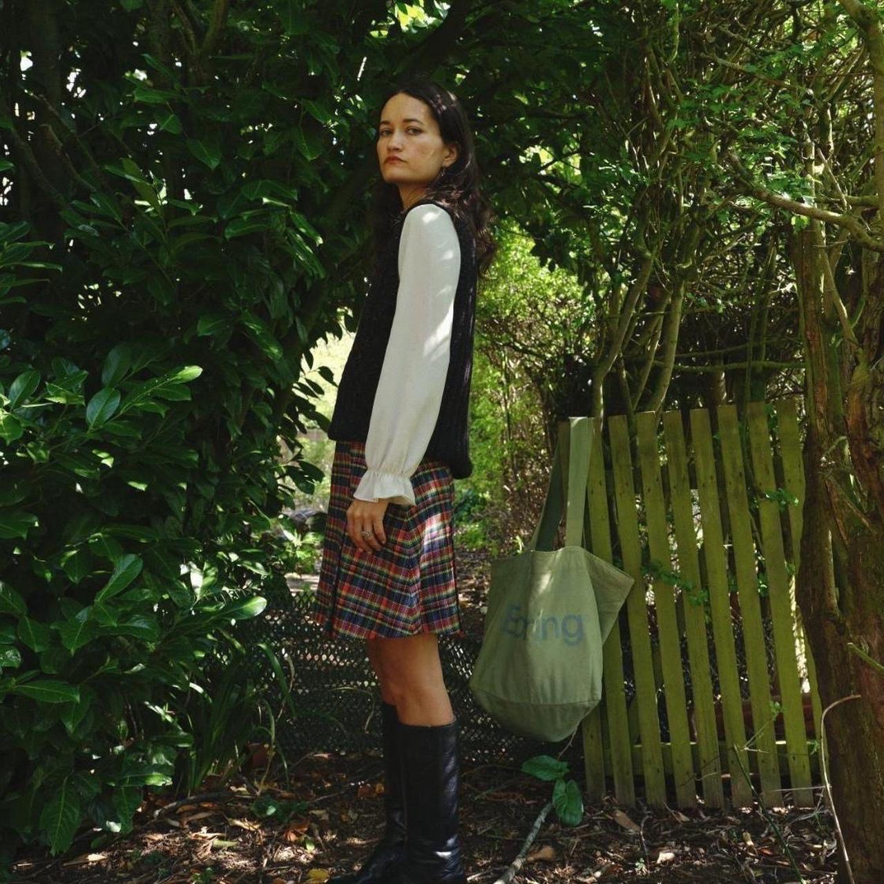 Vintage Gianni Versace Tartan Mini Skirt 1