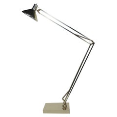 Vintage Giant Brass Floor Drafting Lamp