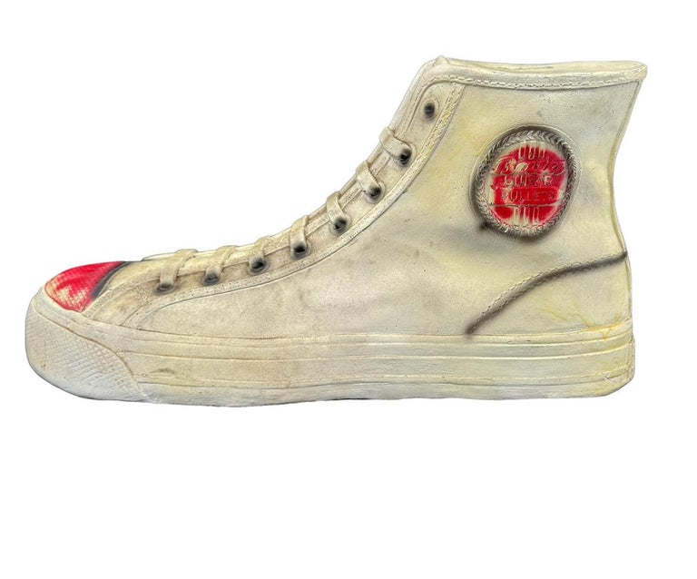 Vintage Giant Sneaker Bata Super Bullets Store Display High Top