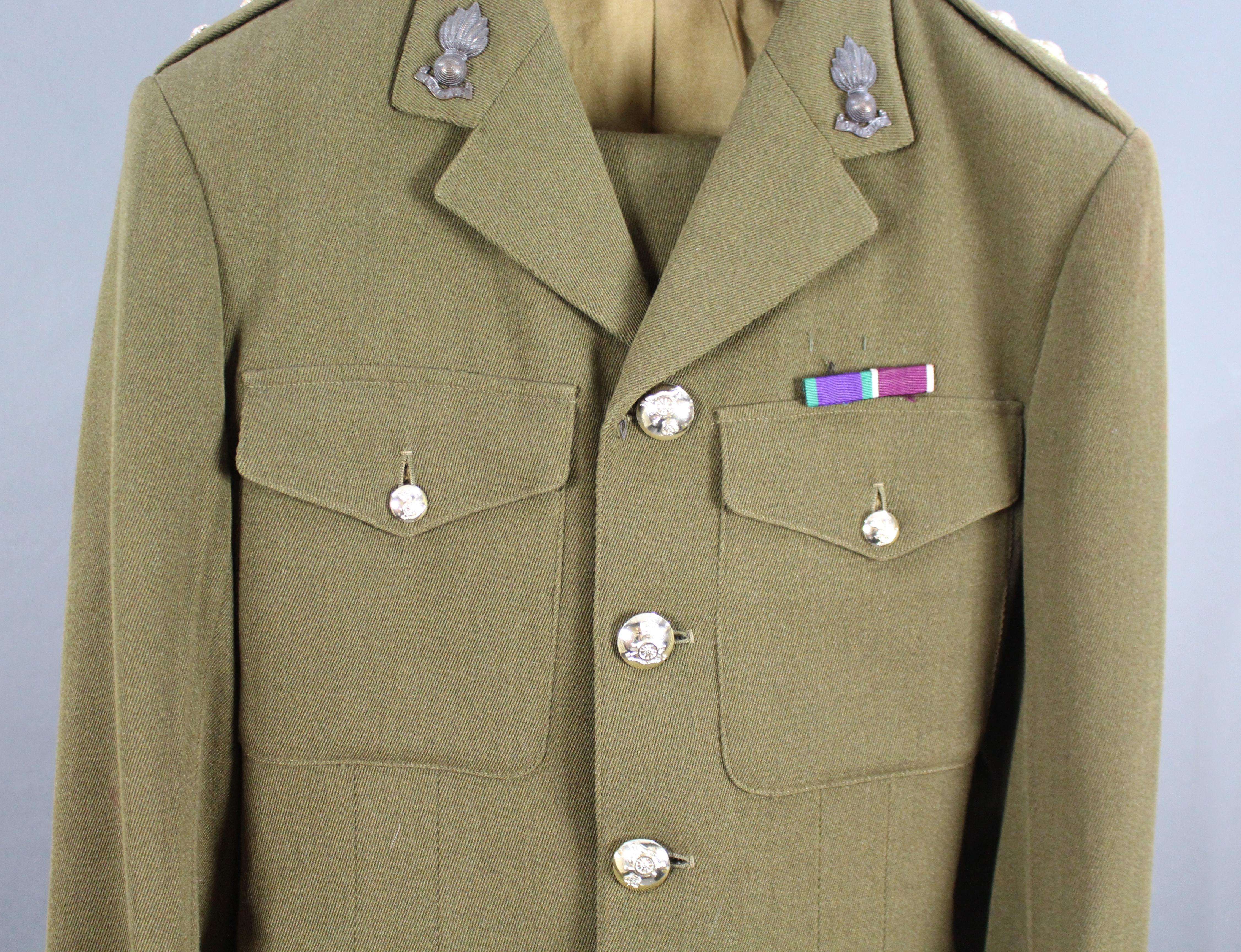20th Century Vintage Gieves & Hawkes Army Artillery Captains Uniform For Sale