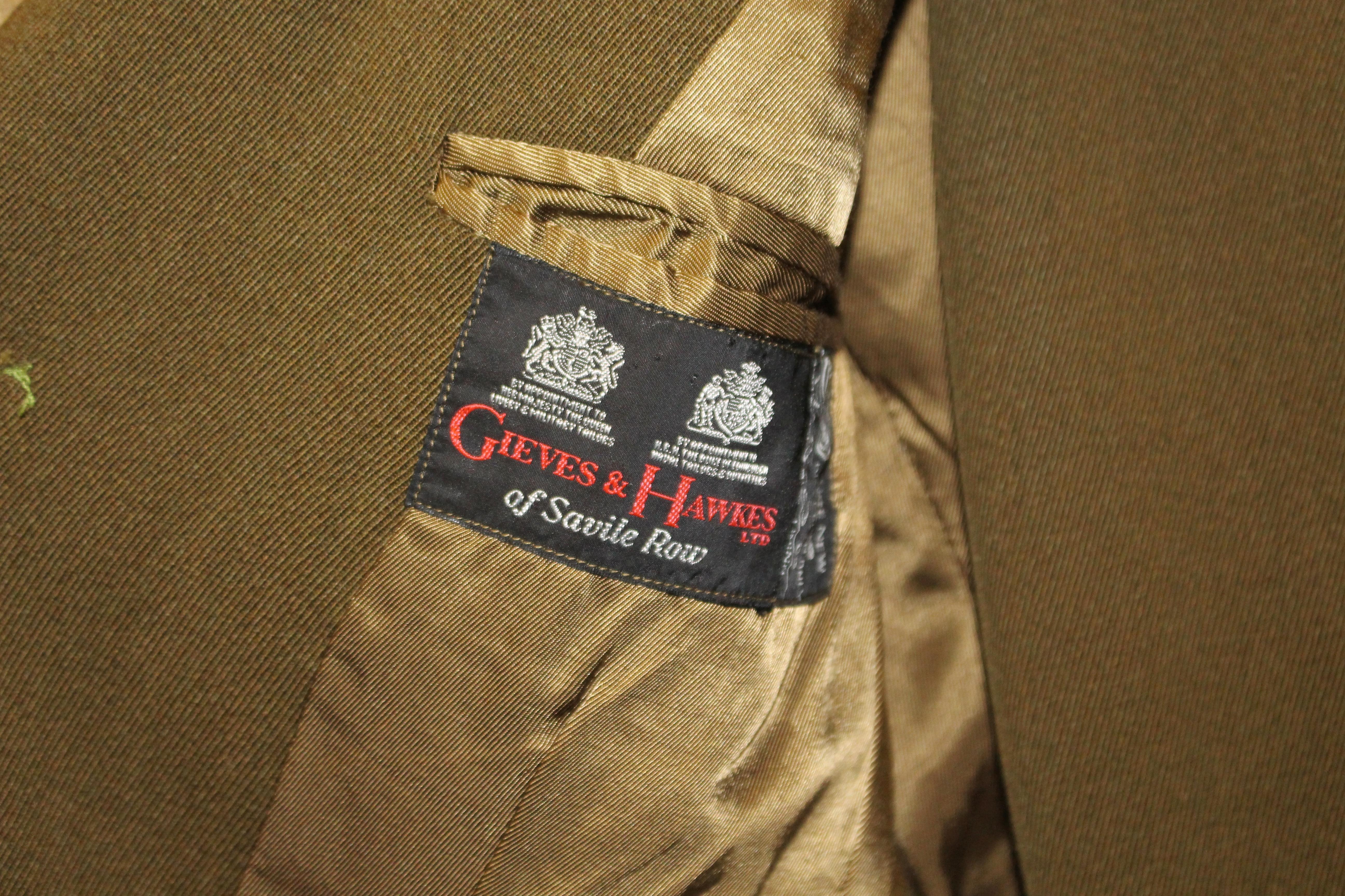 Vintage Gieves & Hawkes Army Artillery Captains Uniform For Sale 1