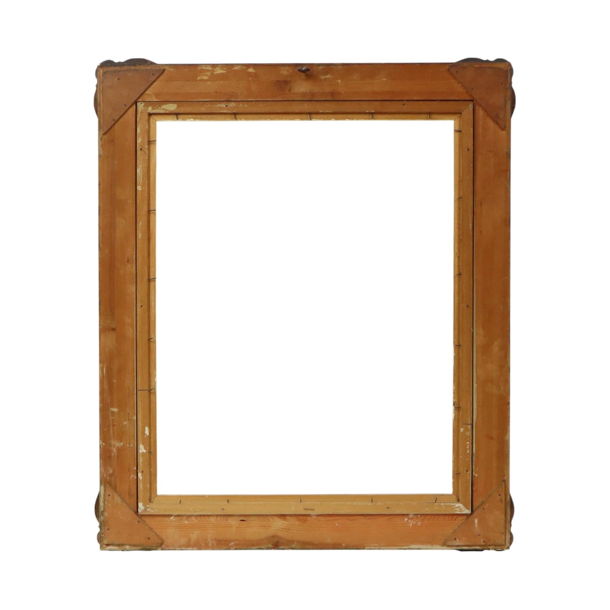 Vintage Vergoldeter Rahmen im Barockstil Kiefer Wood Classic 66x56cm im Angebot 7