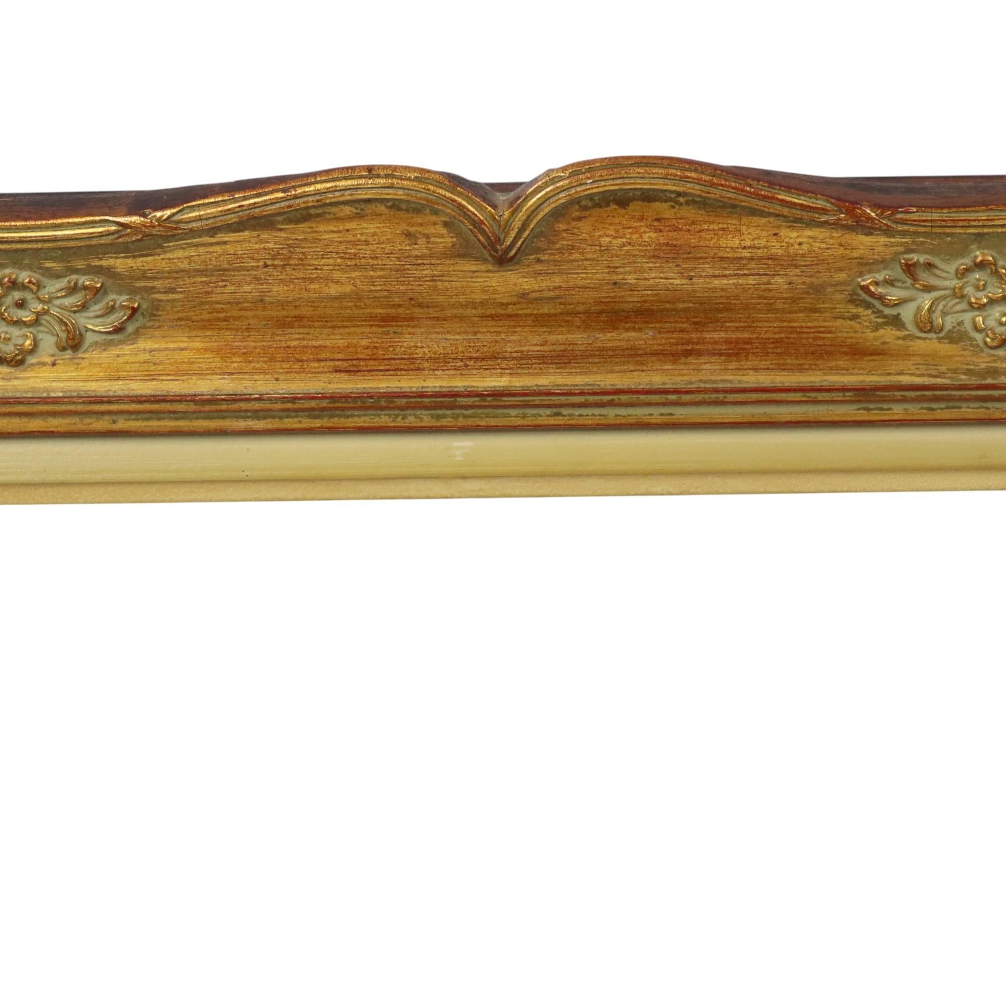 Vintage Vergoldeter Rahmen im Barockstil Kiefer Wood Classic 66x56cm (Gips) im Angebot