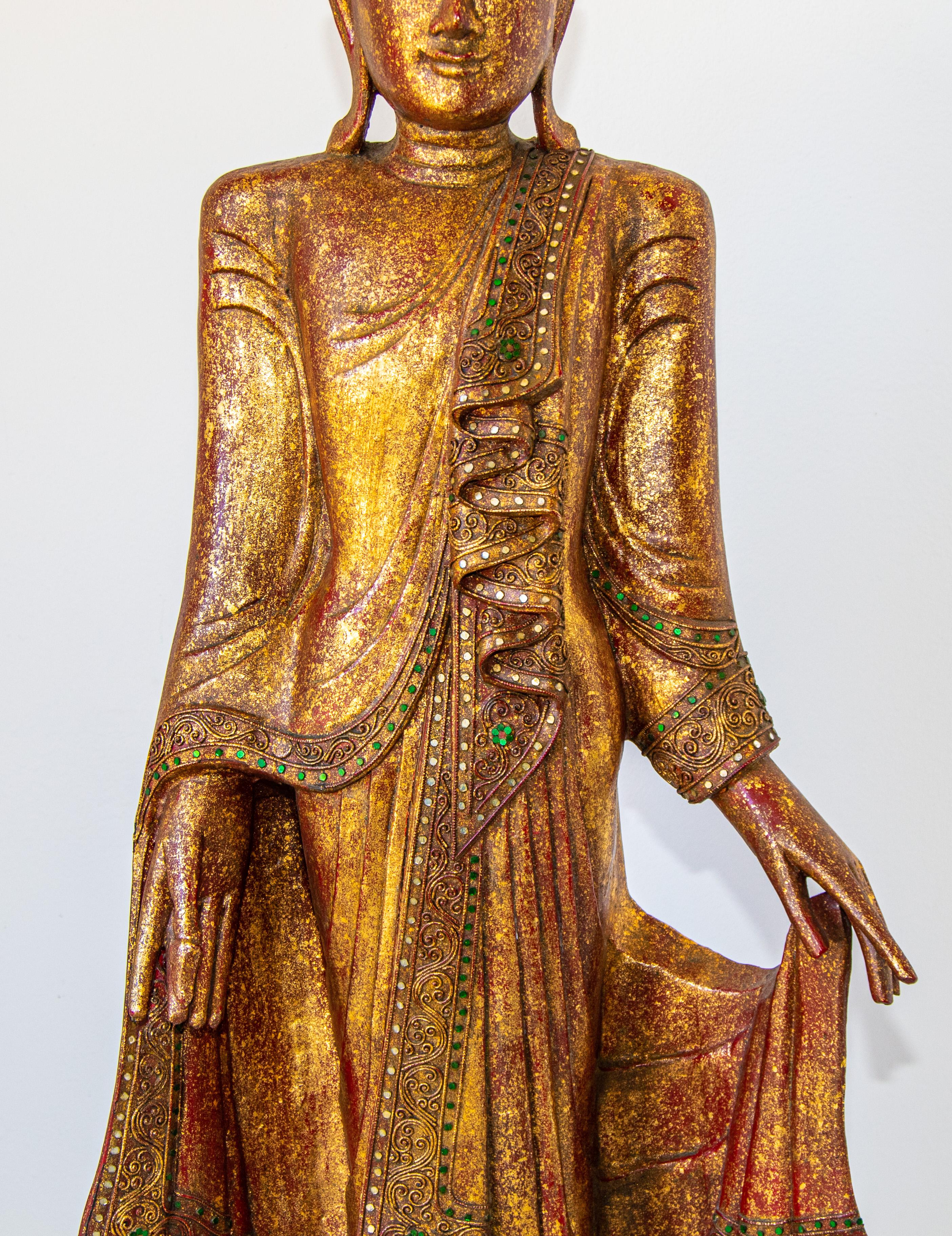 buddha statue skeleton inside