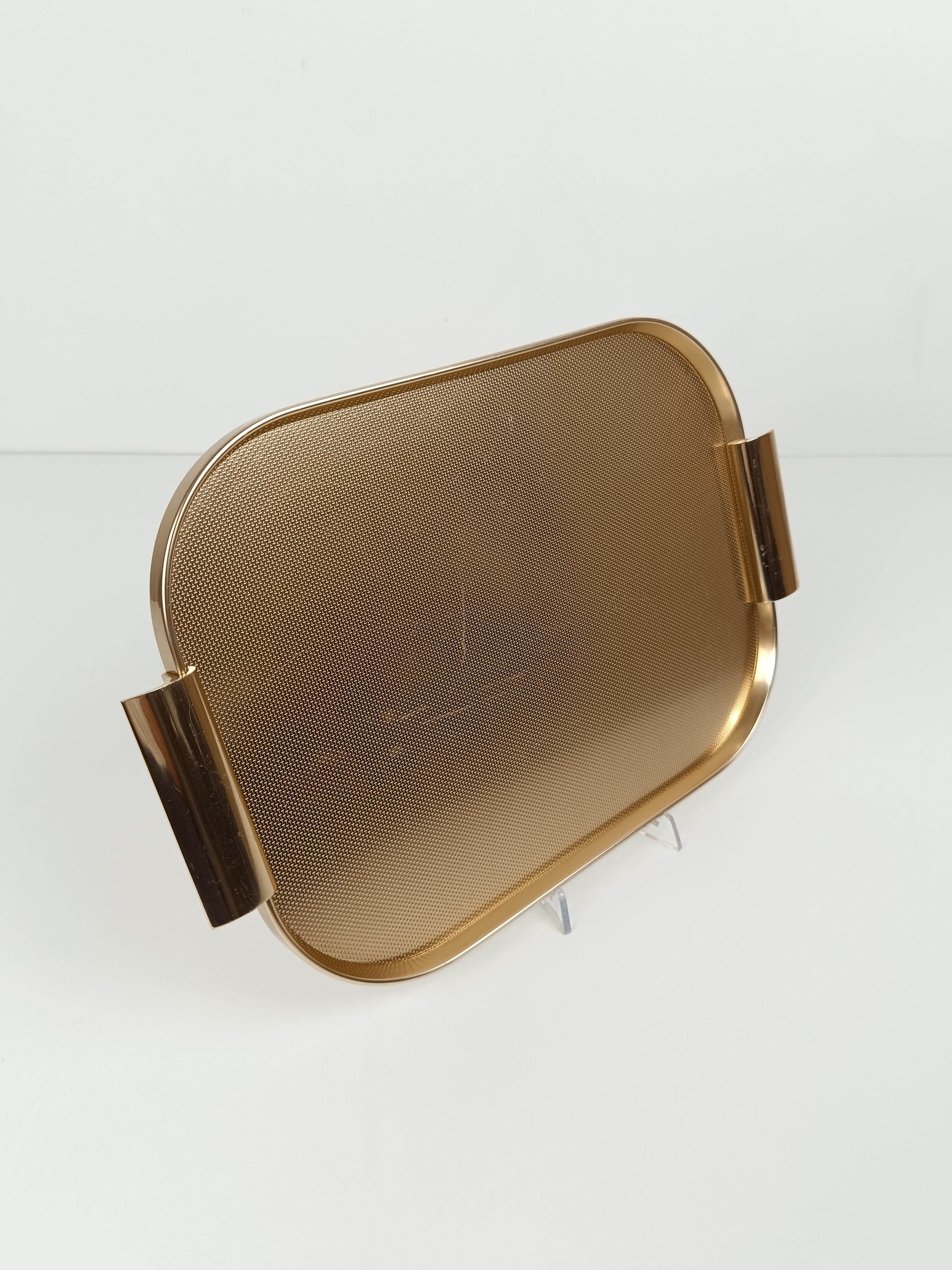 Vintage Gilded Tray By Kaymet, Made in England 1960s 3
