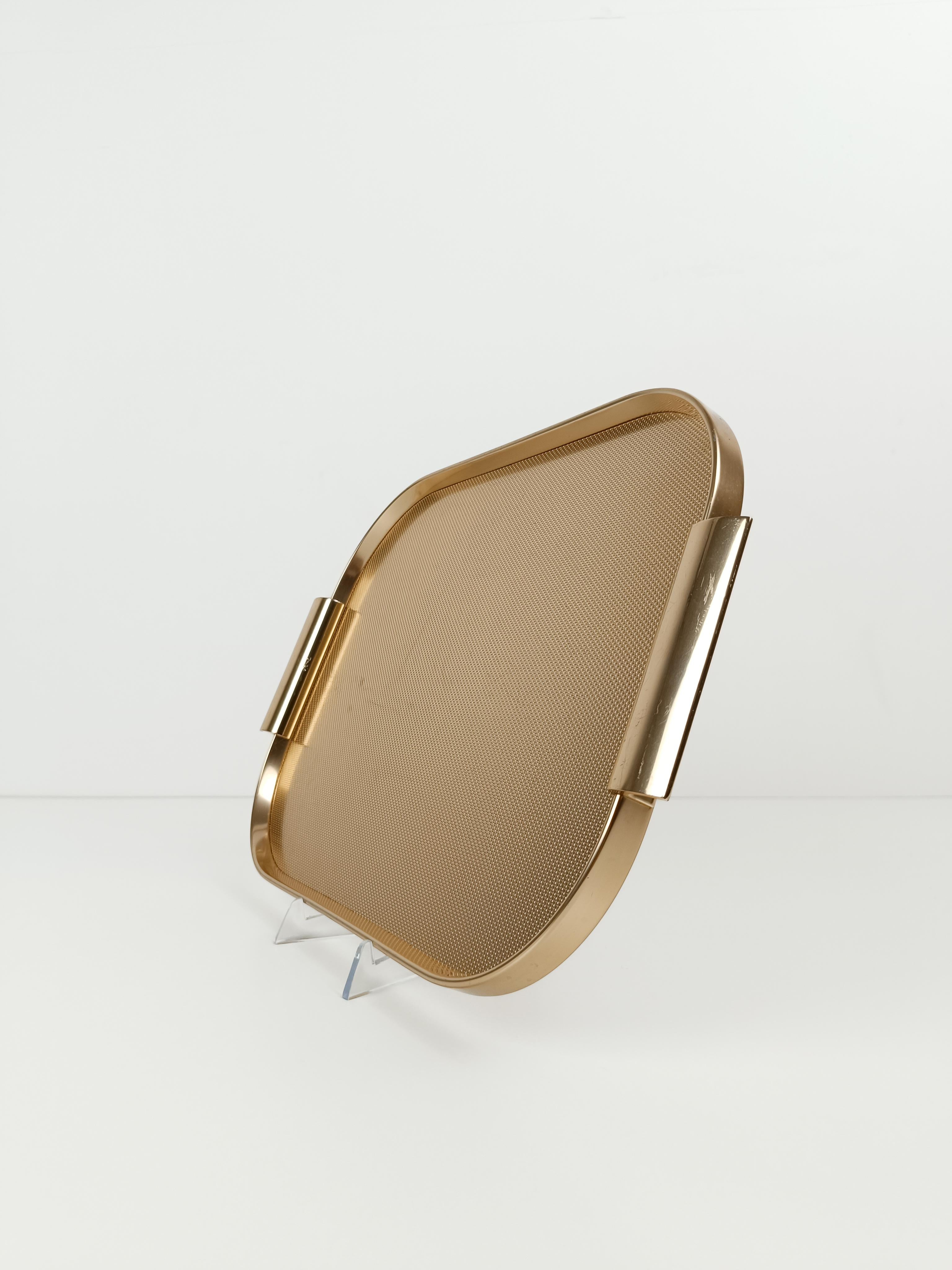 20th Century Vintage Gilded Tray By Kaymet, Made in England 1960s